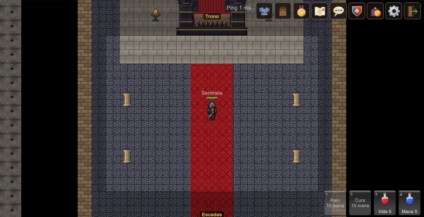 A sala do trono
